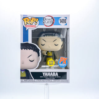 * Funko Pop! Yahaba (Glow in the Dark, Demon Slayer) 1410 – Previews Exclusive Vinyl Figure in PopShield Protector