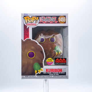 * Funko Pop! Kuriboh (Glow in the Dark, Flocked, Yu-Gi-Oh!) 1455 – AAA Anime Exclusive