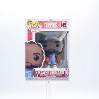 * Funko Pop! Kawhi Leonard (Blue, Los Angeles Clippers, NBA) 145 in PopShield Protector