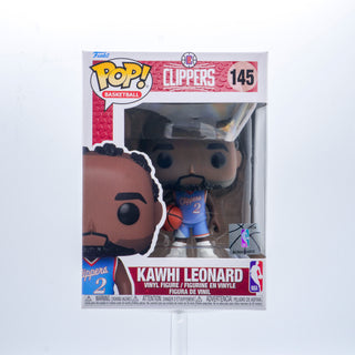 * Funko Pop! Kawhi Leonard (Blue, Los Angeles Clippers, NBA) 145 in PopShield Protector