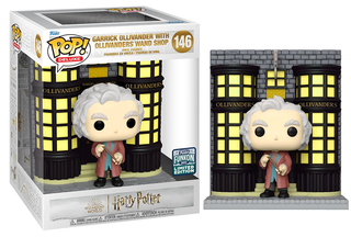Garrick Ollivander w/ Ollivanders Wand Shop (Deluxe, 6-inch) 146 - 2022 Funkon Exclusive