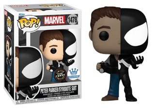 Peter Parker/Symbiote Suit (Glow in the Dark, Marvel) 1478 - Funko Shop Exclusive **Chase**