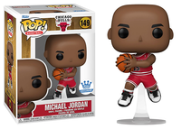 Michael Jordan (#45, Away, Chicago Bulls, NBA) 149 - Funko Shop Exclusive [Damaged: 7.5/10]