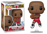 Michael Jordan (#45, Away, Chicago Bulls, NBA) 149 - Funko Shop Exclusive [Damaged: 7/10] **Sticker Peeling**