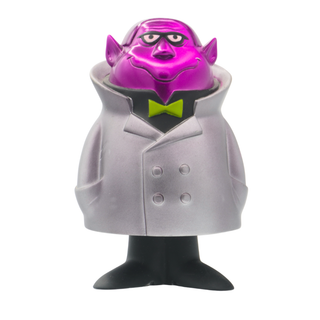Fantastik Plastik Lil' Gruesome Wacky Races, Metallic Silver Coat, Purple Face /24 pcs