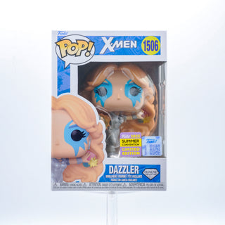 * Funko Pop! Dazzler (X-Men) 1506 – 2025 Summer Convention Exclusive Vinyl Figure in PopShield Protector