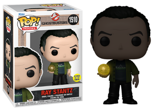 Funko Pop! Ray Stantz, with Golden Orb, Glow in the Dark, Ghostbusters 1510 Vinyl Figure in PopShield Protector