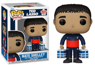 Funko Pop! Nate Shelley, Ted Lasso 1511 Vinyl Figure in PopShield Protector
