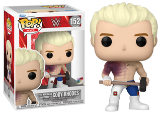 Funko Pop! "The American Nightmare" Cody Rhodes WWE 152 Vinyl Figure in PopShield Protector