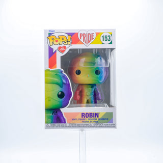 * Funko Pop! Robin Rainbow, Batman 153 Vinyl Figure in PopShield Protector
