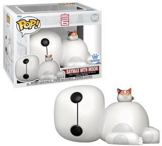 Funko Pop! Baymax With Mochi, Laying Down, Big Hero 6, 6-inch 1541 - Funko Shop Exclusive Vinyl Figure