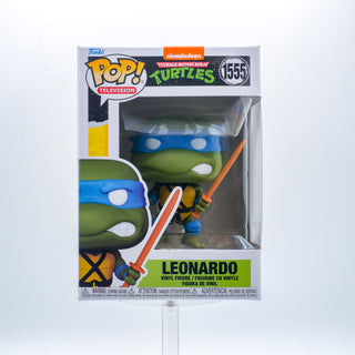 * Funko Pop! Leonardo, Teenage Mutant Ninja Turtles, TV 1555 Vinyl Figure in PopShield Protector