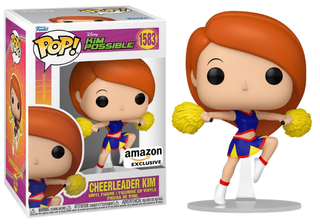 Funko Pop! Cheerleader Kim, Disney Kim Possible 1583 - Amazon Exclusive Vinyl Figure in PopShield Protector