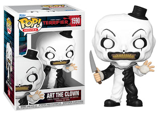 Funko Pop! Art the Clown Terrifier 1590 Vinyl Figure in PopShield Protector