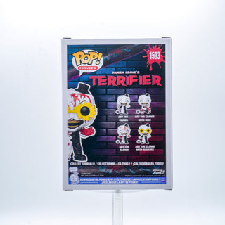 * Funko Pop! Art the Clown with Glasses (Bloody, Terrifier) **Chase** 1593 – Funko Shop Exclusive Vinyl Figure in PopShield Protector