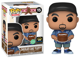 Funko Pop! Chocolate Cake "Fluffy" Scented, Comedians 15 - Specialty Series Exclusive Vinyl Figure in PopShield Protector