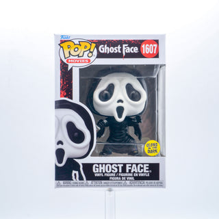 * Funko Pop! Ghost Face (Glow in the Dark, Scream) 1607 – Amazon Exclusive Vinyl Figure in PopShield Protector