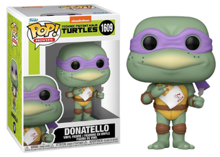 Funko Pop! Donatello, Pizza, Teenage Mutant Ninja Turtles Movie 1609 Vinyl Figure in PopShield Protector