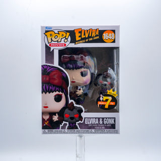 * Funko Pop! Elvira & Gonk Moonlight 1648 – 7BAP Exclusive