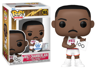 Funko Pop! Wilt Chamberlain Philadelphia Warriors, NBA 165 Funko Exclusive Vinyl Figure in PopShield Protector