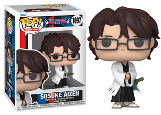 Funko Pop! Sosuke Aizen, Bleach 1697 Vinyl Figure in PopShield Protector