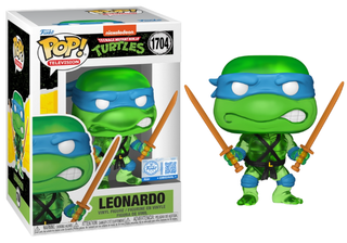 Funko Pop! Leonardo Translucent Green, Teenage Mutant Ninja Turtles, TV 1704 - Funko Special Edition Exclusive Vinyl Figure in PopShield Protector