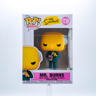 * Funko Pop! Mr. Burns, with Coin Purse, The Simpsons 1739 Vinyl Figure in PopShield Protector