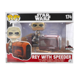 * Funko Pop! Rey with Speeder 174 – 2017 Celebration Exclusive
