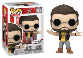 Funko Pop! LA Knight, WWE 175 - Fanatics Exclusive Vinyl Figure in PopShield Protector