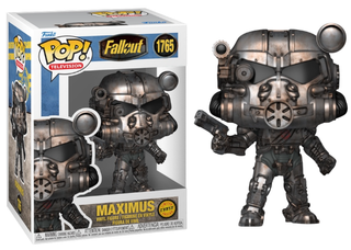 Funko Pop! Maximus, Masked, Fallout, Television 1765 Chase Vinyl Figure in PopShield Protector