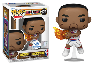 Funko Pop! Dennis Rodman, NBA Jam NBA, Basketball 178 - Funko Shop Exclusive/5000pcs Vinyl Figure in PopShield Protector