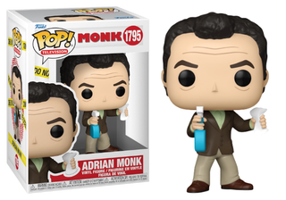 Funko Pop! Adrian Monk, Monk 1795 Vinyl Figure in PopShield Protector