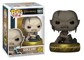 Funko Pop! Gollum, Glow in the Dark, Lord of the Rings 1831 Vinyl Figure in PopShield Protector