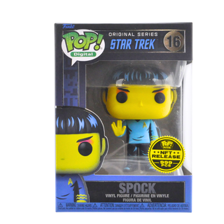 * Funko Pop! Spock (Black Light) 16 – NFT Exclusive /999 made