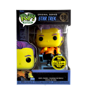 * Funko Pop! Captain Kirk (Black Light) 18 – NFT Exclusive /1967 Made