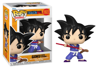 Funko Pop! Goku with Nyoiba, Dragon Ball 1922 Vinyl Figure in PopShield Protector