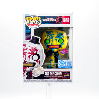 * Funko Pop! Art the Clown with Knife, Bloody, Blacklight, Terrifier 1948 – Funko Special Edition Exclusive **Chase**