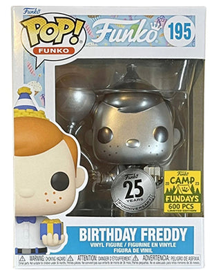 Birthday Freddy Funko (Metallic) 195 - 2023 Camp Fundays Exclusive/600 Pieces