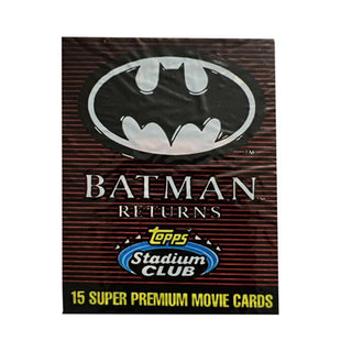 1991 Topps Stadium Club Batman Cards Unopened Pack