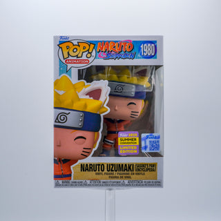 * Funko Pop! Naruto Uzumaki Sasuke's Paw Encyclopedia 1980 – 2025 Summer Convention Exclusive