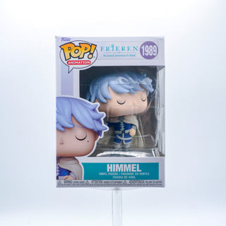 * Funko Pop! Himmel (Frieren Beyond Journey's End) 1989 Vinyl Figure in PopShield Protector **Broken Insert**