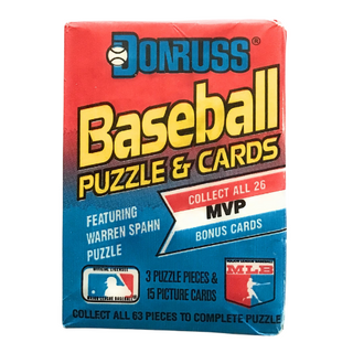 1989 Donruss Baseball Cards Unopened Pack