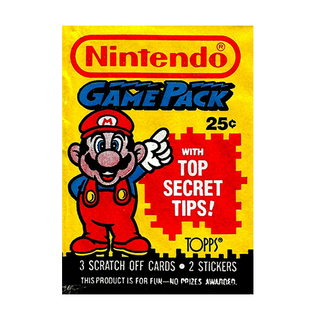 1989 Topps Nintendo Game Pack Cards Unopened Pack