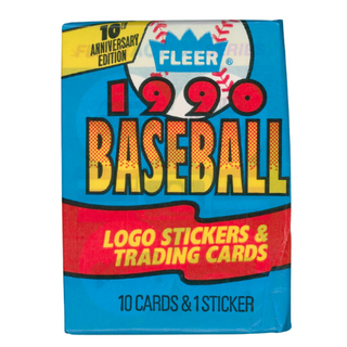 1990 Fleer Baseball Cards Unopened Pack
