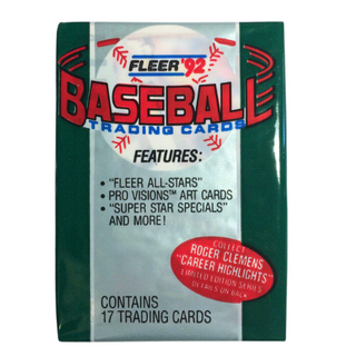 1992 Fleer Baseball Cards Unopened Pack