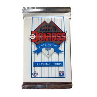 1993 Donruss Series 1 Baseball Cards Unopened Pack