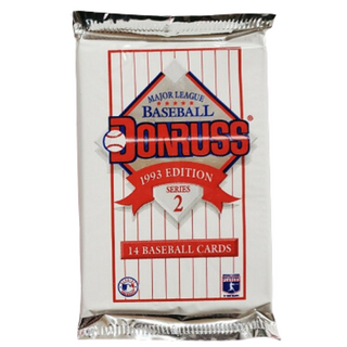 1993 Donruss Series 2 Baseball Cards Unopened Pack