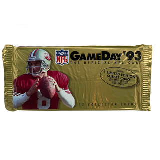 1993 Fleer GameDay Football Cards Unopened Pack