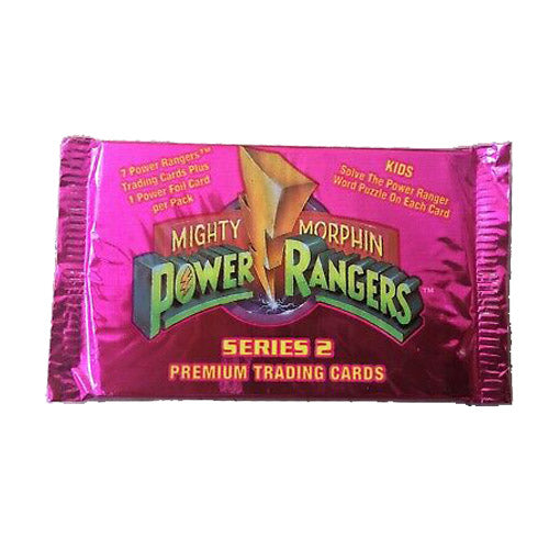 1994 Mighty Morphin Power Rangers Cards Series 2 Unopened Pack – 7 ...