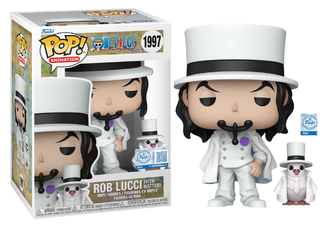 Funko Pop! Rob Lucci with Hattori, White Suit, One Piece, Funko Special Edition Exclusive 1997